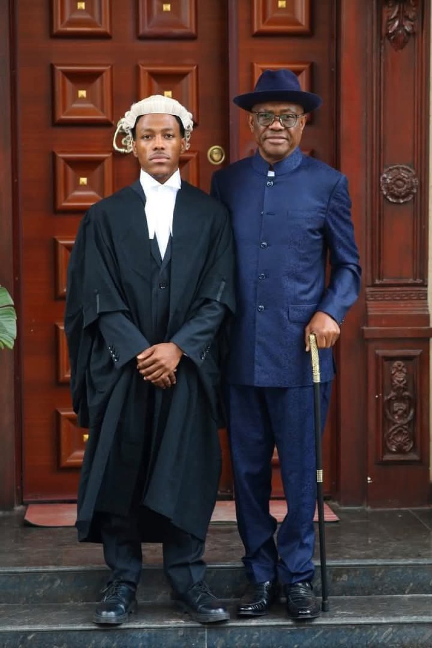 Proud Moment for the Wike Family as Son Joins the Legal Profession