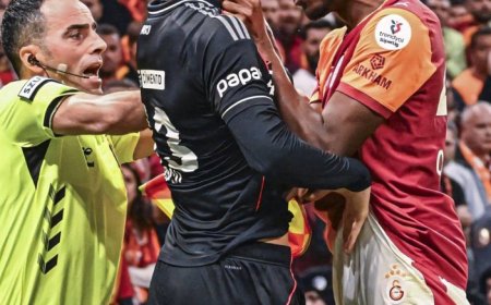 Tension in Turkey: Victor Osimhen Clashes with Beşiktaş Player as Wilfred Ndidi Steps In to Calm Situation