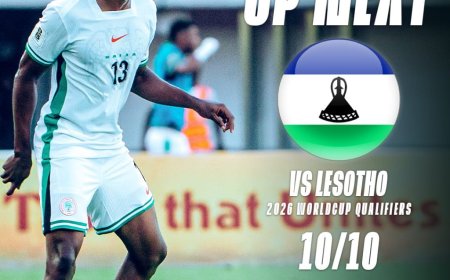 Super Eagles Still in the Race for 2026 World Cup Spot as They Face Lesotho
