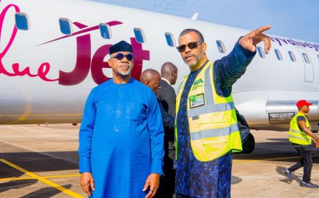 overnor Abiodun Makes History with First Passenger Flight from Ogun’s Gateway International Airport
