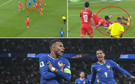 Kylian Mbappé Weaves Through Defenders to Score a Stunning Goal for France