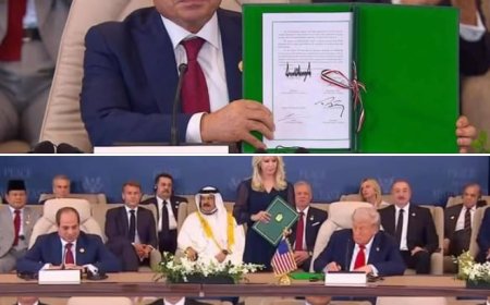 Historic Peace Agreement to End Gaza War Signed in Egypt