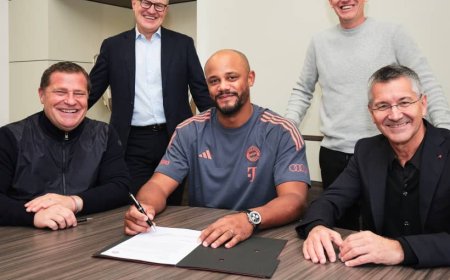 Vincent Kompany Extends His Stay at Bayern Munich with New Two Year Deal