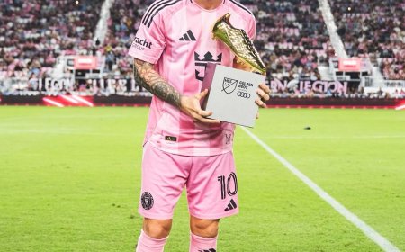 Lionel Messi Wins MLS Golden Boot