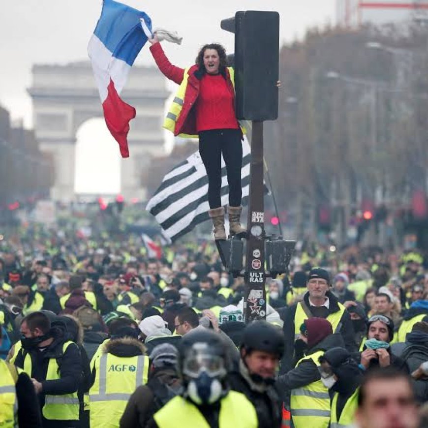 Mass Protests Sweep France