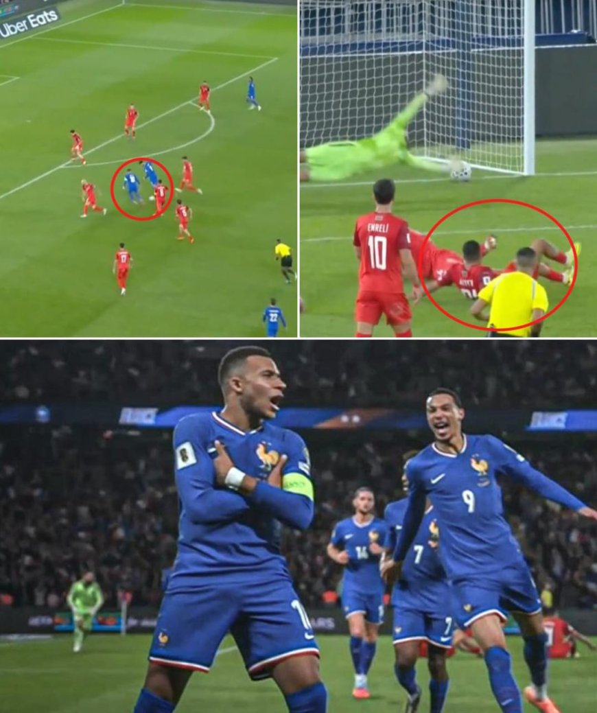 Kylian Mbappé Weaves Through Defenders to Score a Stunning Goal for France