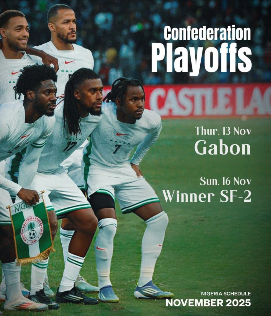 Nigeria Set to Face Gabon in World Cup Play-Off Clash