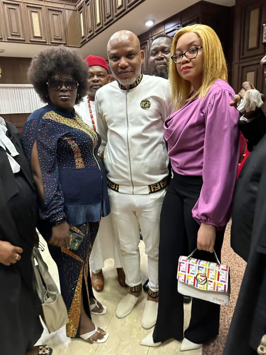 Nnamdi Kanu’s Wife Begs Court to Prevent Husband’s Death in DSS Custody