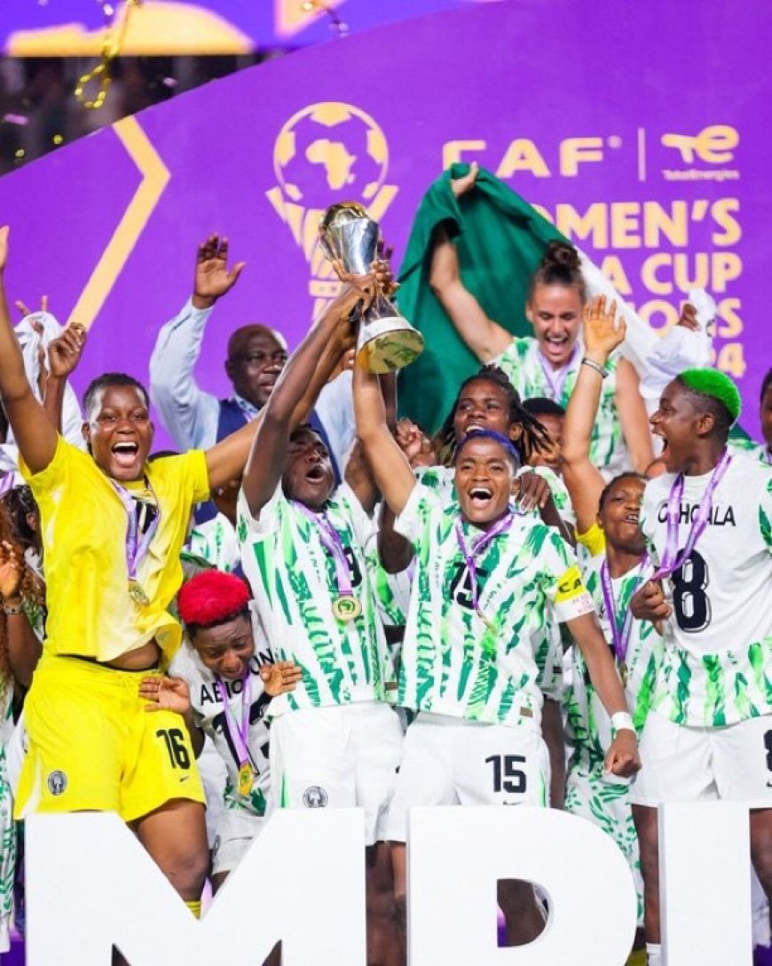 Super Falcons Nominated for CAF Women’s National Team Award