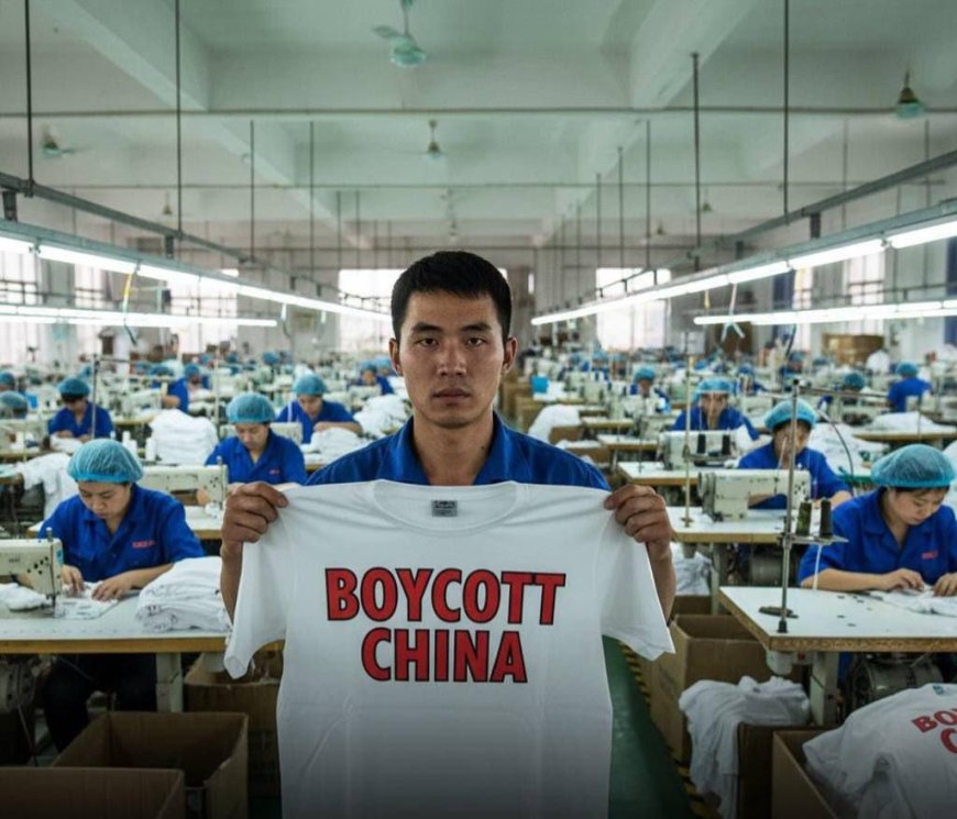 Chinese Factory Sells Over 100,000 “Boycott China” Merchandise Items to U.S.