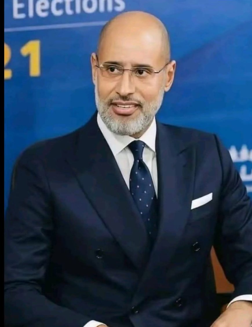 The son of late Libyan leader Muammar Gaddafi,