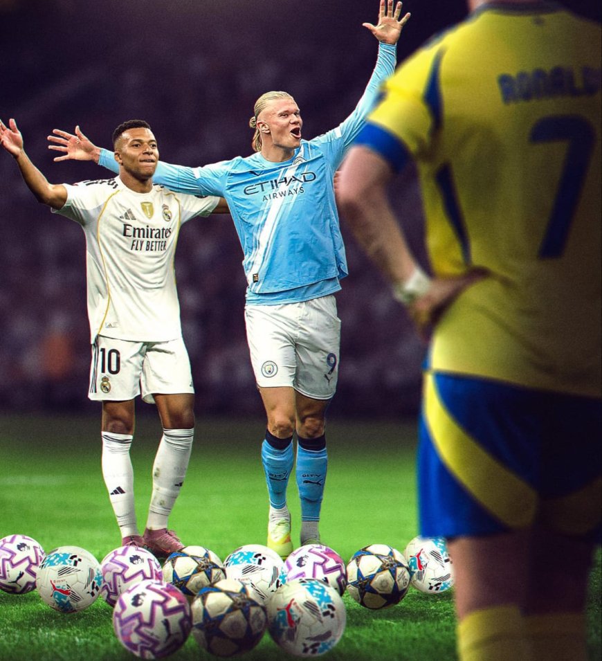 Mbappé and Haaland Close In on Cristiano Ronaldo’s Iconic Scoring Record