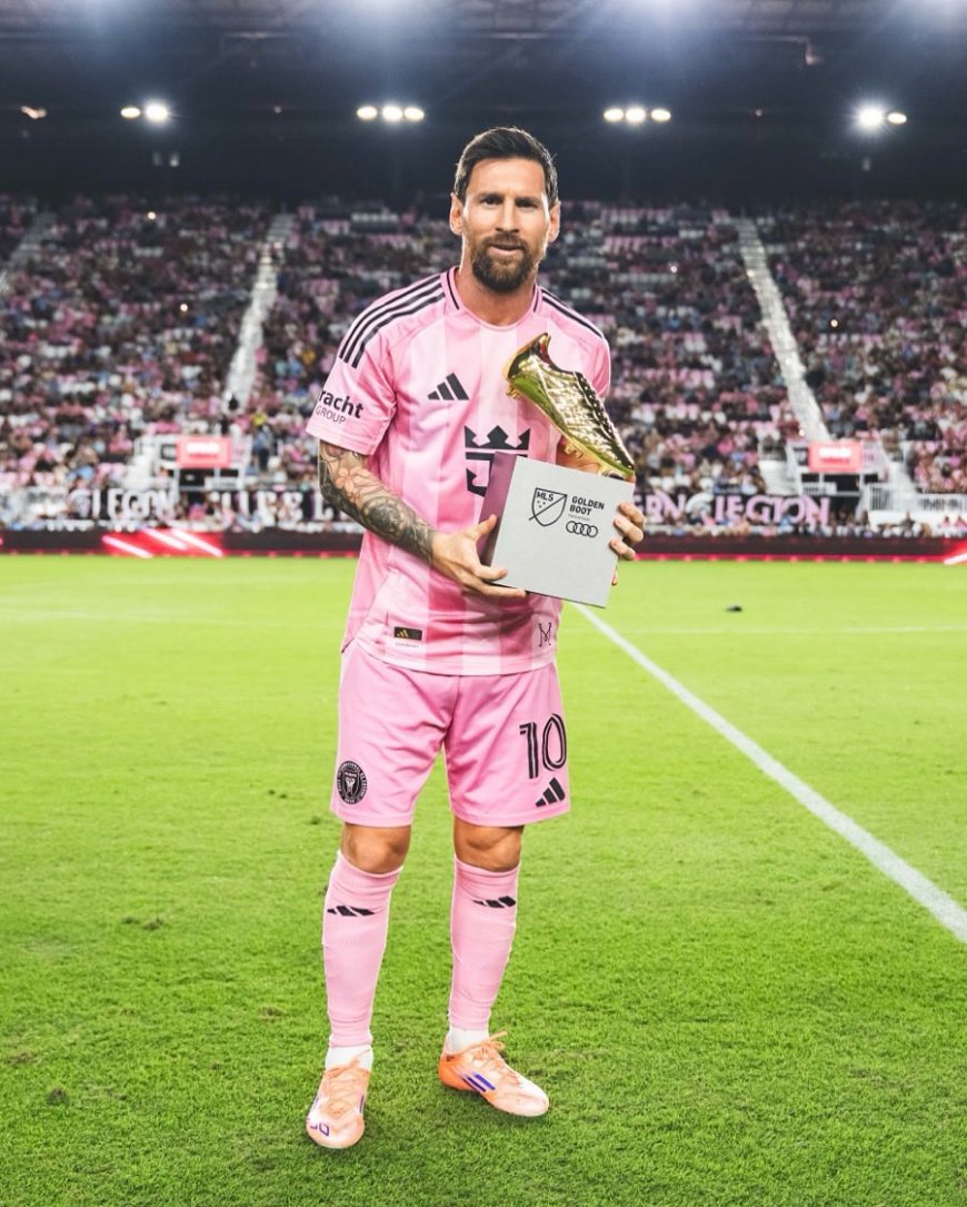 Lionel Messi Wins MLS Golden Boot