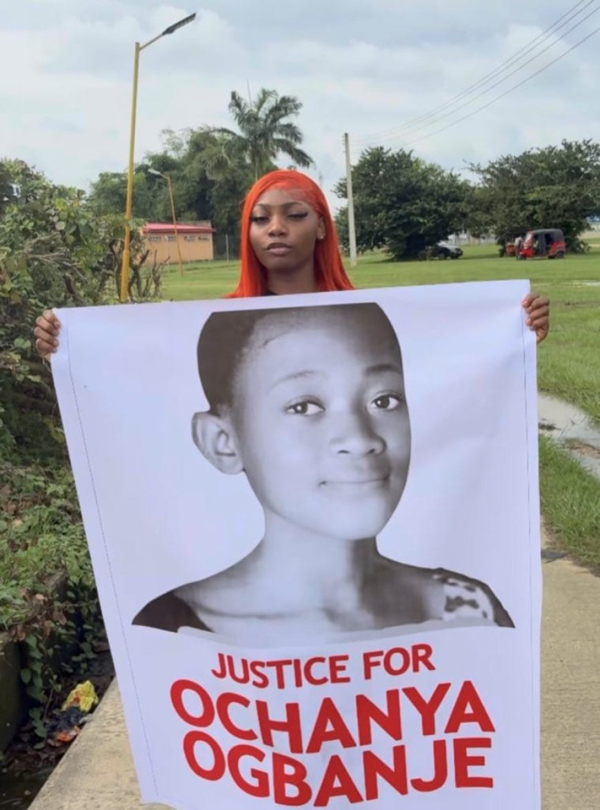 Nigerian content creator Ivana has joined voices calling for justice for Ochanya, the young girl who died after suffering years of abuse.