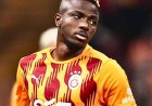 Victor Osimhen emotional after Galatasaray fans unveiled a Tifo dedicated to his family • The tifo reads: "We are a family and family is everything