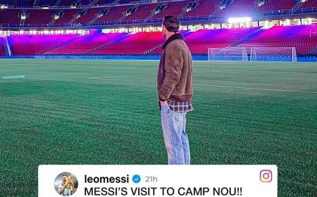 Lionel Messi Hints at Possible Return to Camp Nou as a Player