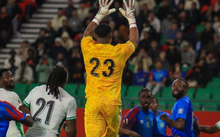 Stanley Nwabali Apologizes to Fans After Nigeria’s Loss to DR Congo