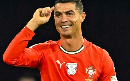 Cristiano Ronaldo appears to be on strike