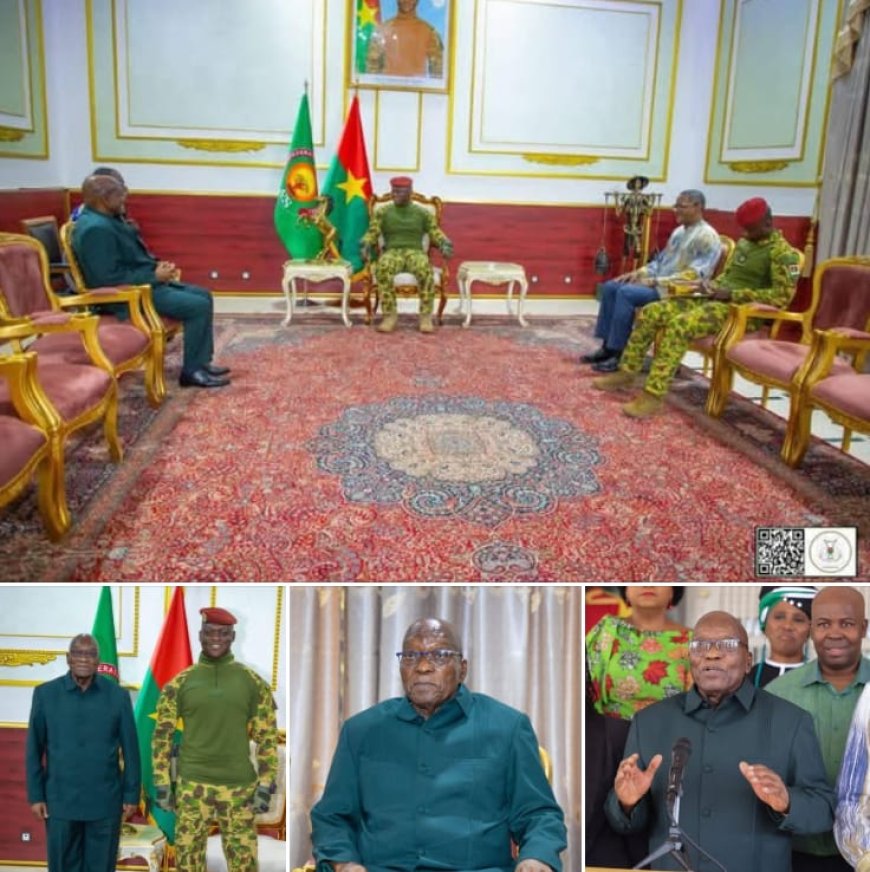 Jacob Zuma Meets Burkina Faso’s Ibrahim Traoré, Calls for United African Push for True Independence