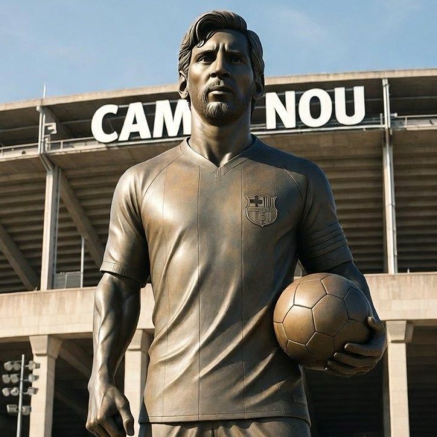 Laporta Proposes Messi Statue at New Stadium