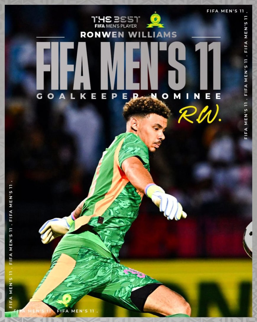Ronwen Williams Earns Nomination for FIFA Best XI Goalkeepe