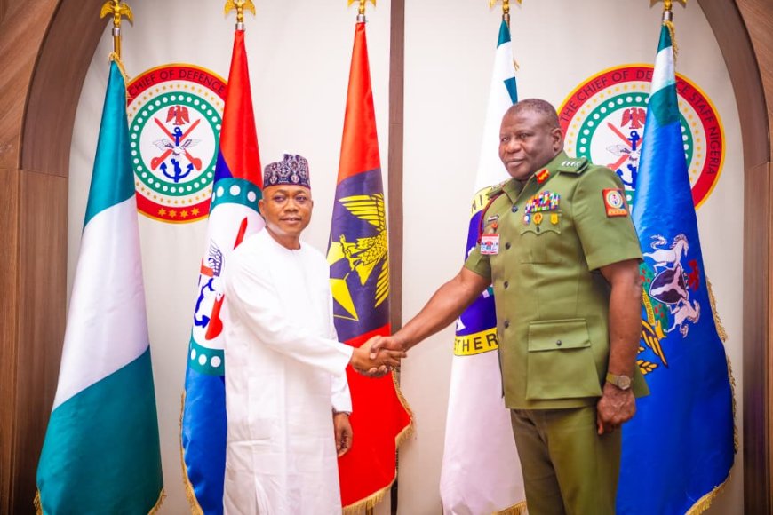 Kogi Governor Ododo Meets Service Chiefs, IGP, DSS DG