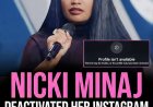 Nicki Minaj loses 10 million followers overnight on Instagram and deletes account