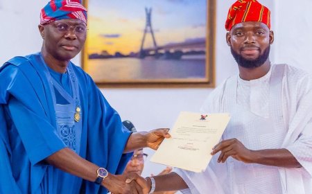 Sanwo Olu Swears In Obasa’s Son as Agege LG Chairman