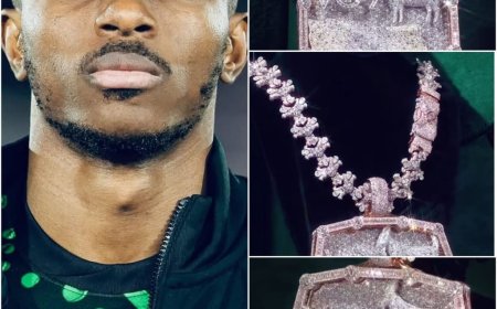 Victor Osimhen bought himself a customized chain worth over 726 million to celebrate his birthday