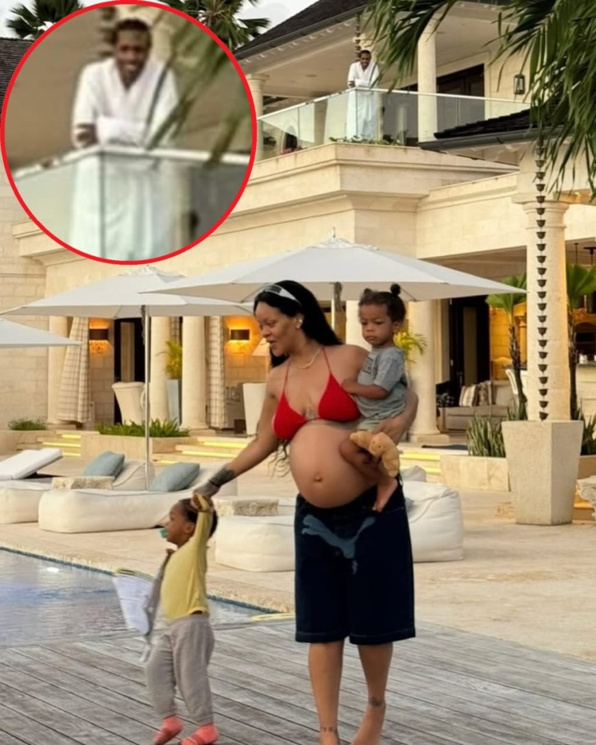 Rihanna Spotted Enjoying Family Time with Kids as A$AP Rocky Looks On