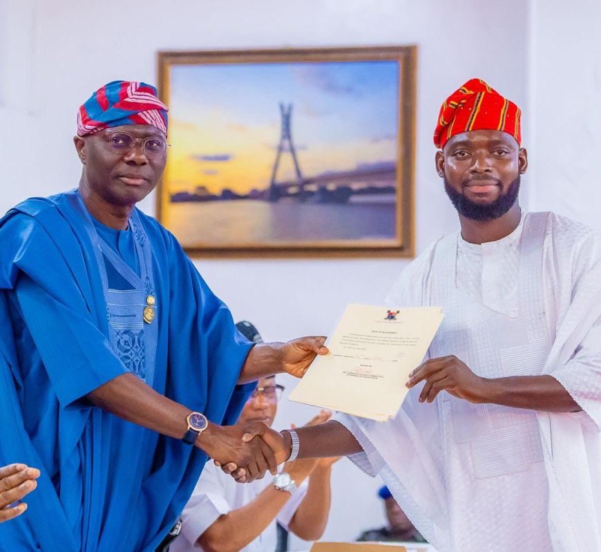 Sanwo Olu Swears In Obasa’s Son as Agege LG Chairman