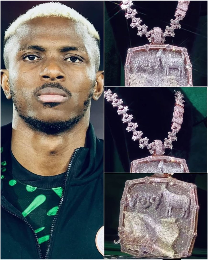 Victor Osimhen bought himself a customized chain worth over 726 million to celebrate his birthday