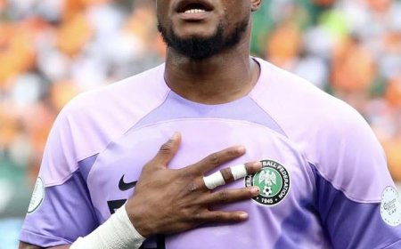 Tragedy Strikes Super Eagles Goalkeeper Stanley Nwabali as He Loses Both Parents Within Six Weeks