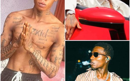 A 25 year old man has gone viral after tattooing Wizkid’s face and name ALL over his body in the name of fan loyalty