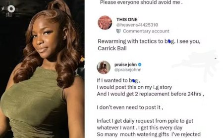 Influencer, praise John says she can make more than 6 million naira if she wants by simply posting whatever she wants on her Instagram and men are active to come through for her