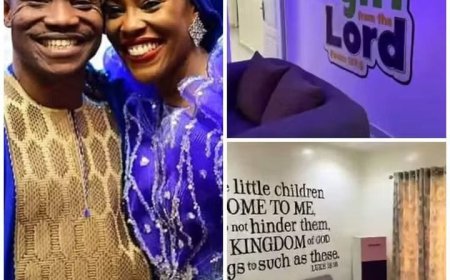 Streams of Joy international Church lead Pastor, Jerry Eze proudly unveils EL-ROI Orphanage Home, a project built by his wife, Pastor Eno Jerry