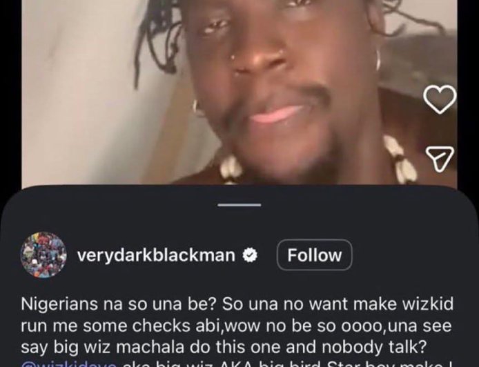 Wizkid  FCs dig up VDm's old post where he was praising Wizkid