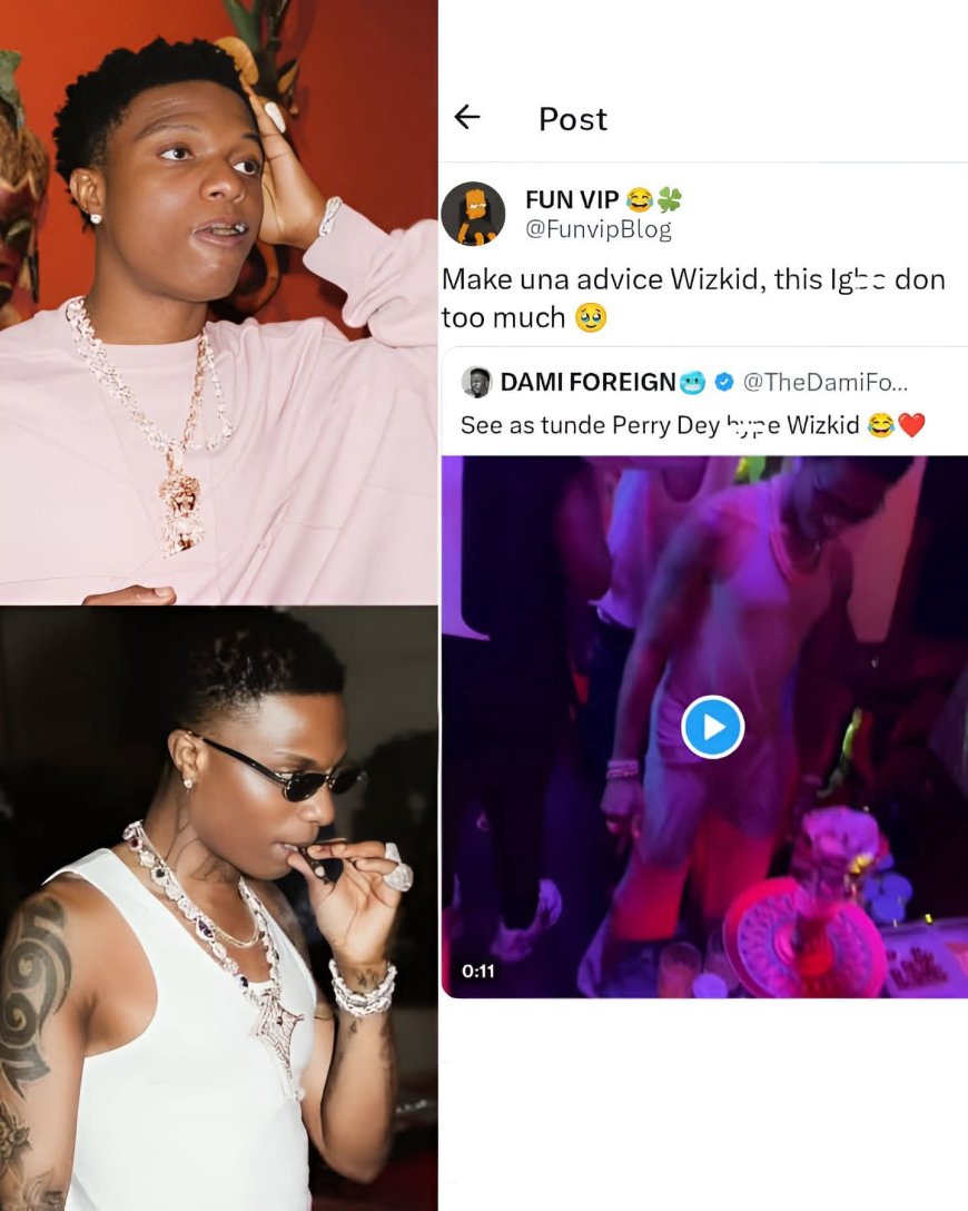 Make una advise Wizkid, this Igb0 d0n too much” — an X ùser señds a b0ld messåge to pe0ple cl0se to Big Wiz.