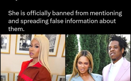 Nicki Minaj has reportedly received a cease and desist from Jay-Z and Beyoncé, allegedly warning her to stop mentioning them or spreading what they consider false or damaging claims
