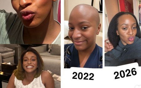 DJ Cuppy recently shared an update on her hair growth journey, proudly showing off the results to fans