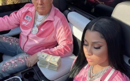 Nicki Minaj celebrates Trump with AI pics of herself & Trump
