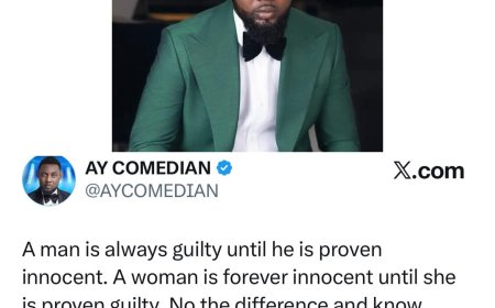 AY Makun Speaks on Double Standards Between Men and Women