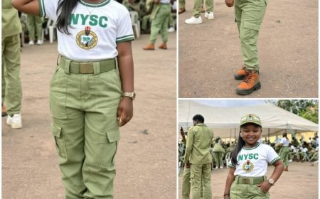 Congratulations to Nollywood actress/content creator Oluebube Obio on her NYSC JOURNEY (The lady  behind the popular meme "I'm a hustler"