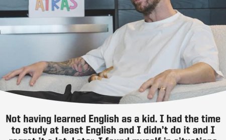 Messi wishes he would have learned English earlier