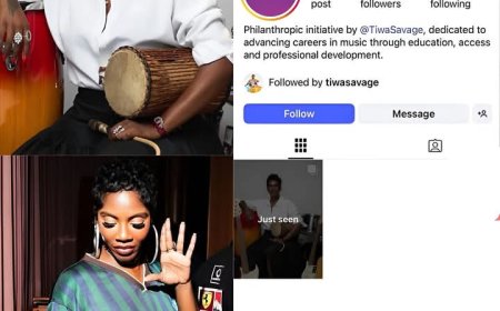 Tiwa Savage launches her Tiwa Savage Music Foundation, dedicated to supporting emerging African creatives through mentorship and music education