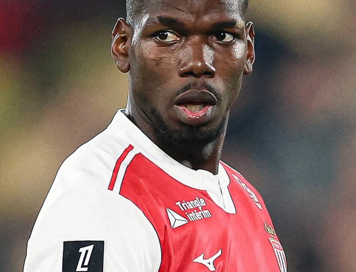 Paul Pogba has been excluded from Monaco's Champions League squad