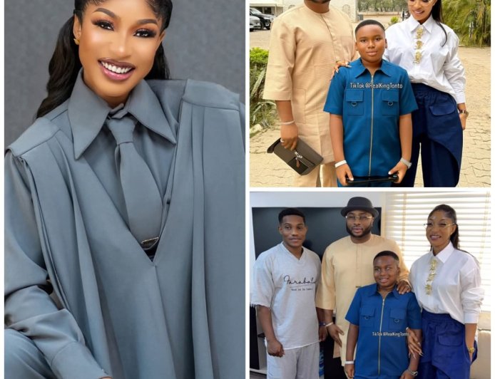 Trending video of Evang Tonto Dikeh and her team praying for a school girl.