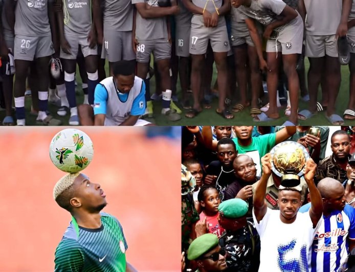 Victor Osimhen Inspires Grassroots Players, Donates ₦10 Million to Beyond Limits FA