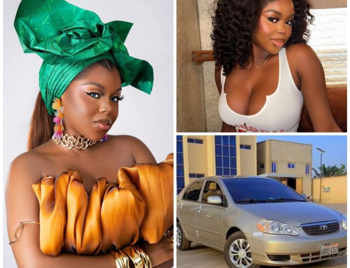 “How man go fine finish come dey drive Corolla? I was driving yesterday and saw one fine guy inside a car, looking good, with fine tattoos on his body