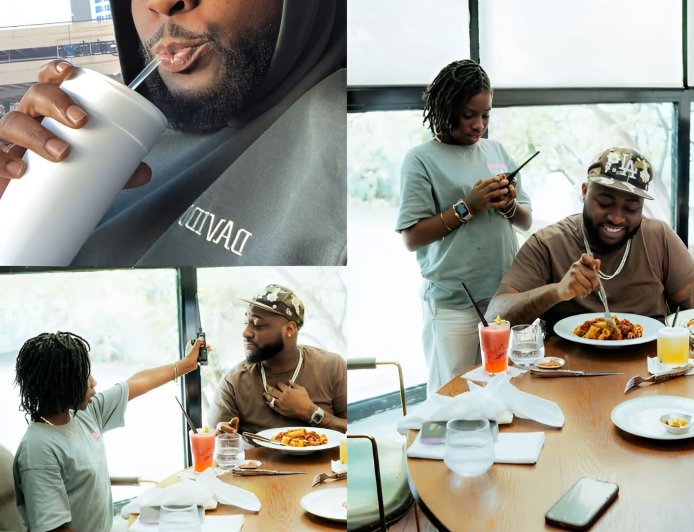 Davido and Imade shåring moments that truly måtter.   A proud fåther